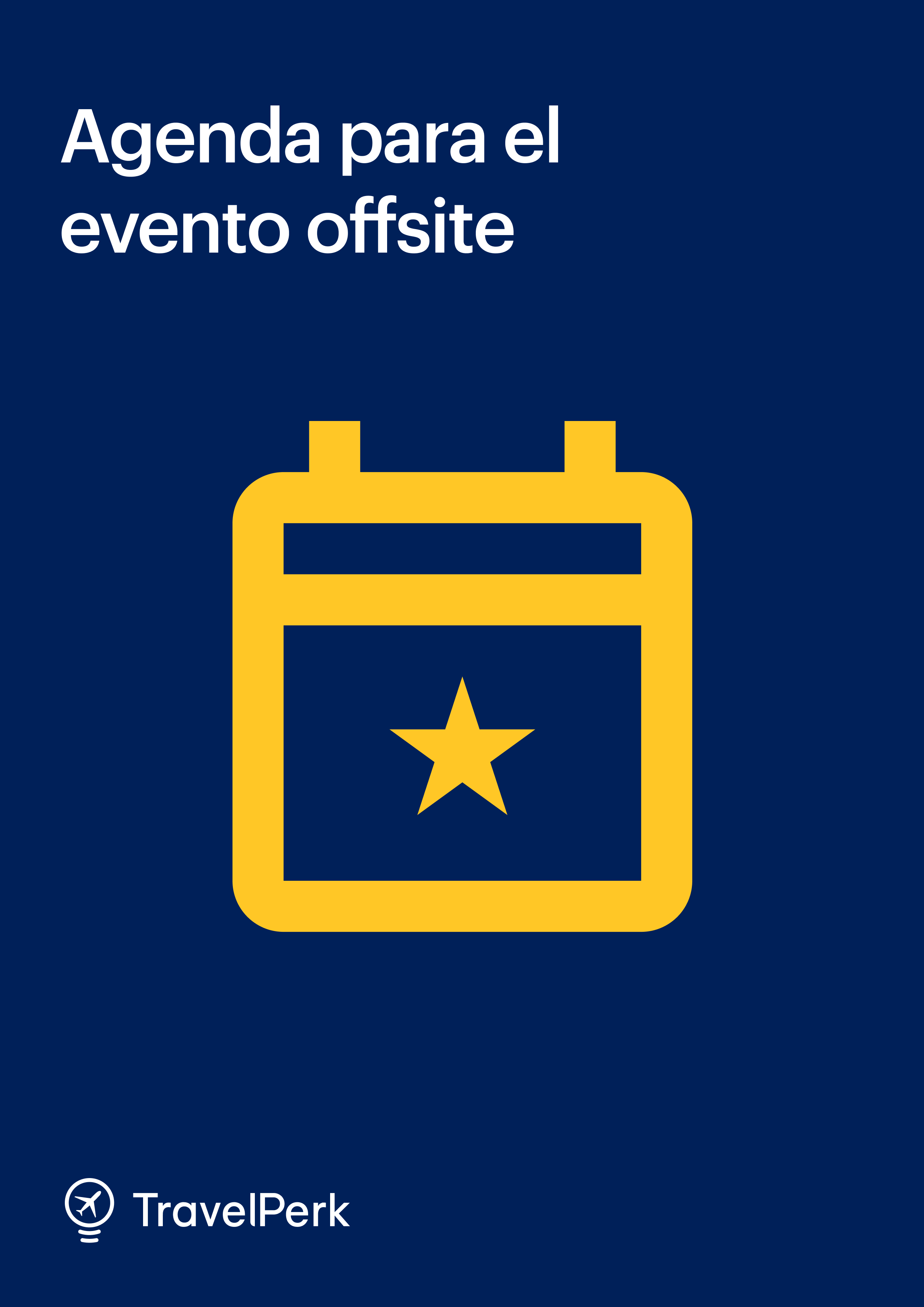 Agenda para el evento offsite