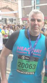 Jon's Story - runner in blue shirt